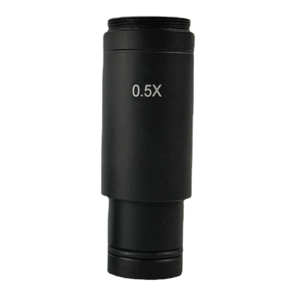 Lens Adapter Ring - 顕微鏡用CCDアダプターリング 0.5X Cマウント - 23.2mm減光レンズ用、23.1mmインターフェース、ABS製、黒色、ショートロングタイプ