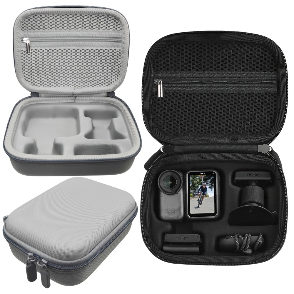Camera Bag Waterproof - 収納ケース DJI OSMO ナノバッグ旅行保護 PU ハンドバッグ防水キャリーボックスアクションカメラアクセサリー