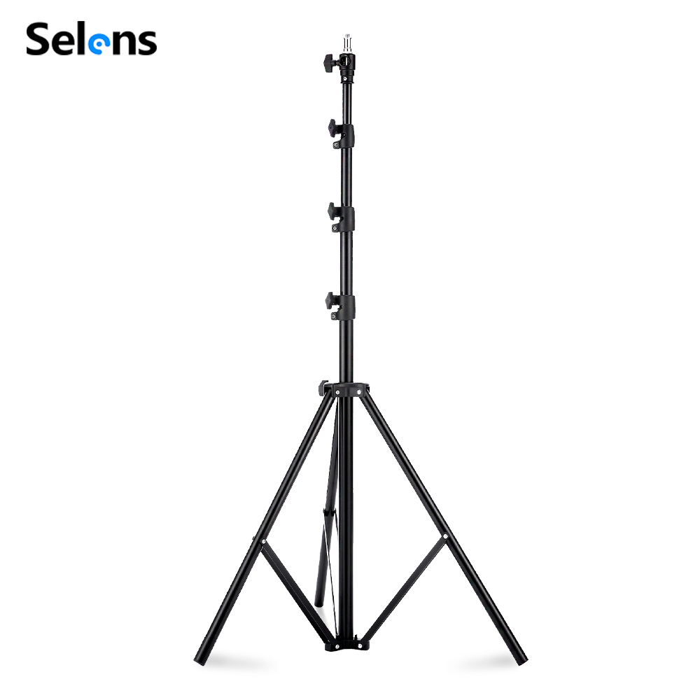 Photography Kit Pro - Selens 2.2~3.95m エアクッションライトスタンド アルミ合金三脚ブラケット 写真スタジオ ソフトボックス