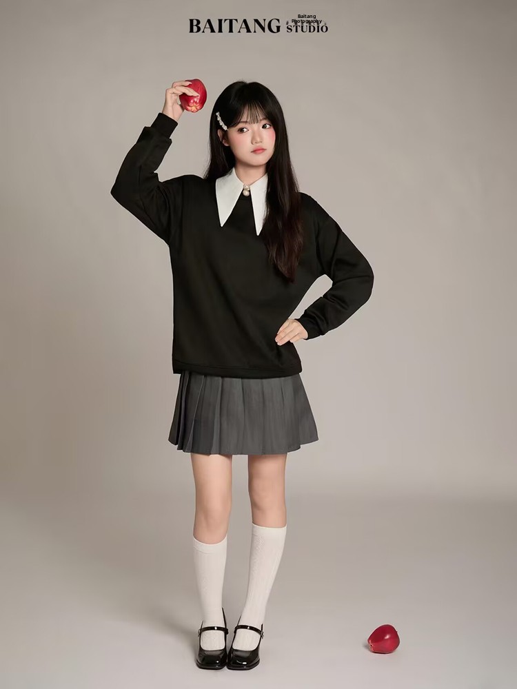 Photography Studio - 2026年写真スタジオ韓国カレッジスタイルのいたずらっ子ガール甘くてクールな誕生日個人ポートレートアート写真服