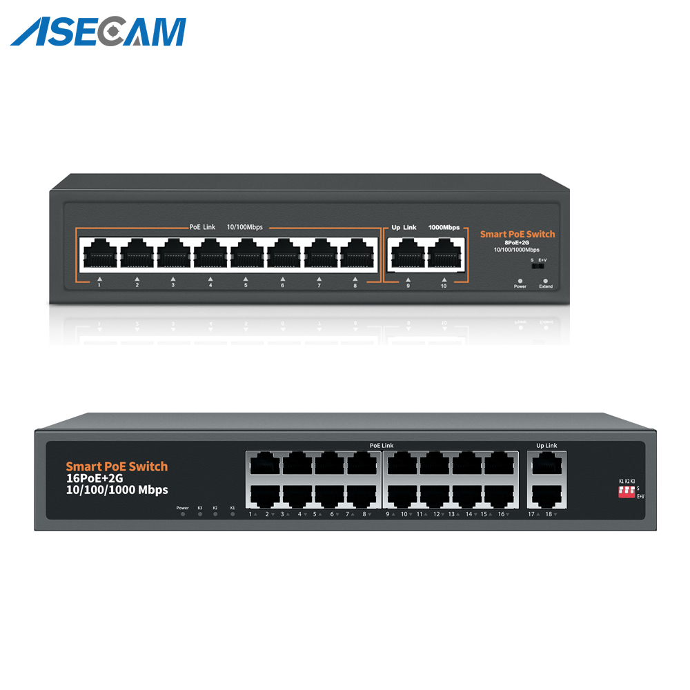 Photography Uk - ワイヤレスIPカメラ,IP PoE,8ポート,16ポート,10 mbps,1000mbps,ieee 802.3 af/at,48v-52v