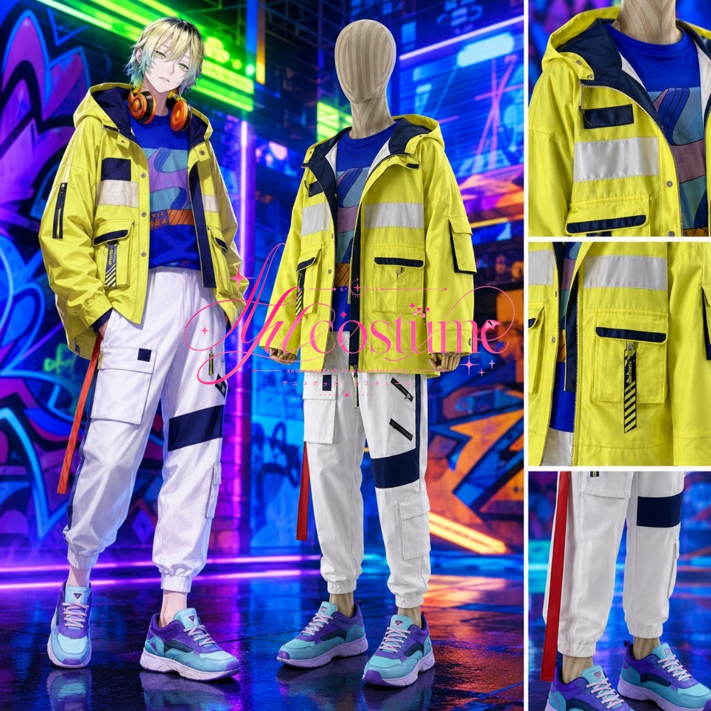 Photography Urban - ブレイク・マイ・ケース 川原奏歌 コスプレ衣装 トレンディジャケット 男性キャラクター衣装 都市写真撮影用