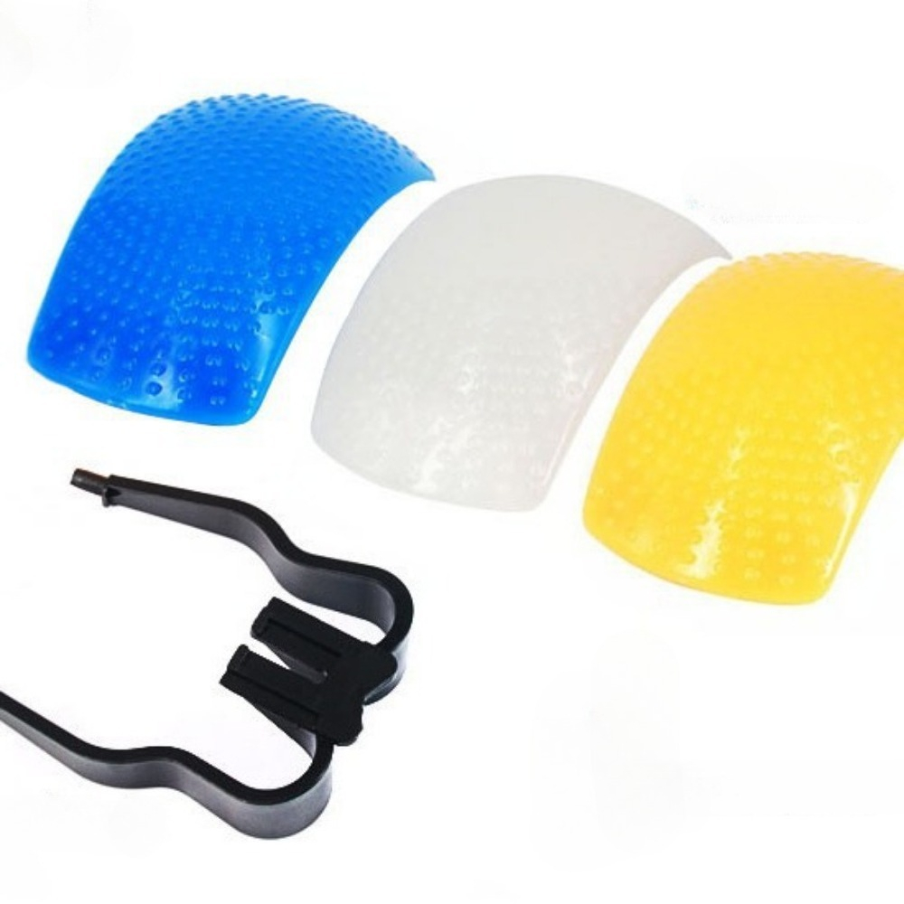 ユニバーサルポップアップカメラフラッシュディフューザー 3色 - Pop Up Flash Diffuser のレビューと価格