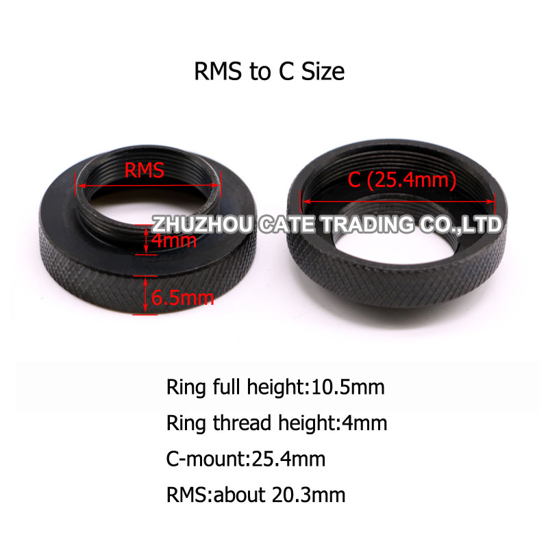 Rms-カメラアダプター,オス-メスCマウント顕微鏡用25. - Lens Adapter Ring のレビューと価格