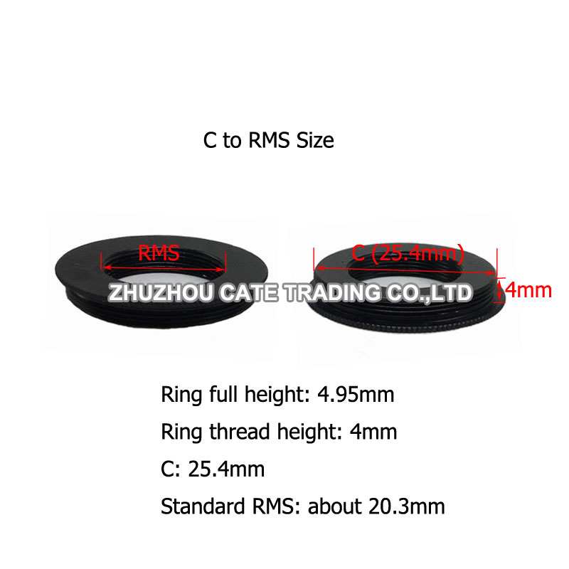 Rms-カメラアダプター,オス-メスCマウント顕微鏡用25. - Lens Adapter Ring のレビューと価格