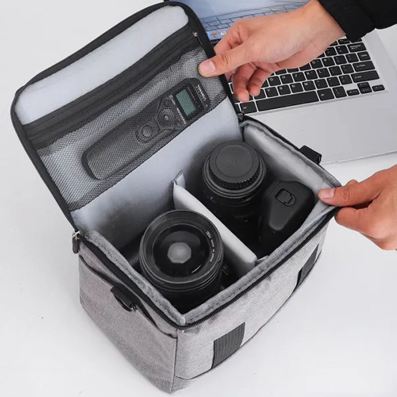 デジタル一眼レフカメラバッグハンドバッグナイロンショルダーバ - Camera Bag Waterproof のレビューと価格