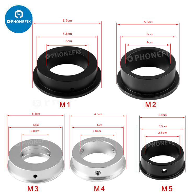 顕微鏡カメラ用Cマウントレンズアダプターリング、ブラケットホ - Lens Adapter Ring のレビューと価格
