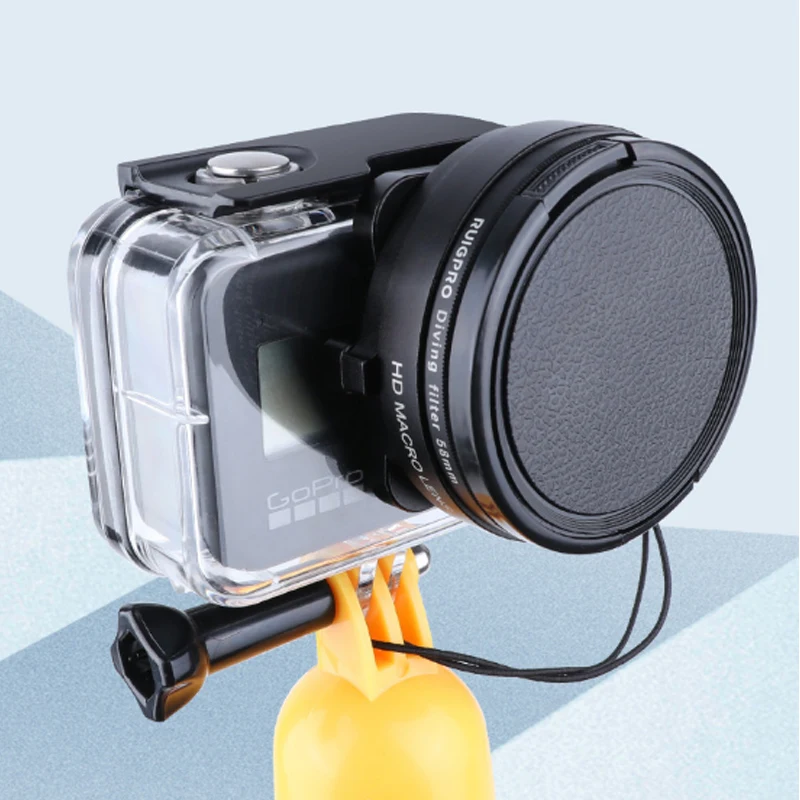 Gopro hero 10 9 8用16xhdマクロレンズレ - Camera Bag Waterproof のレビューと価格
