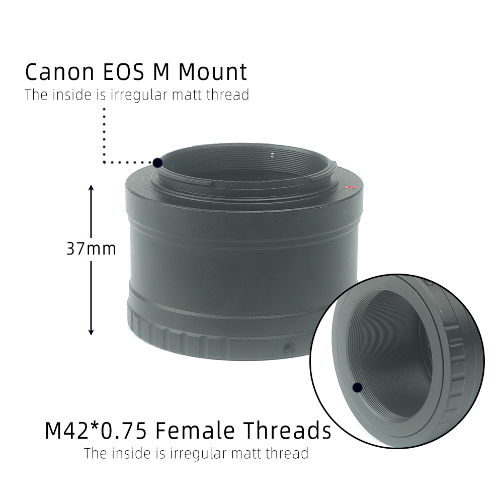 Eysdon 1.25インチからeosmtリングアダプター望 - Lens Adapter Ring のレビューと価格