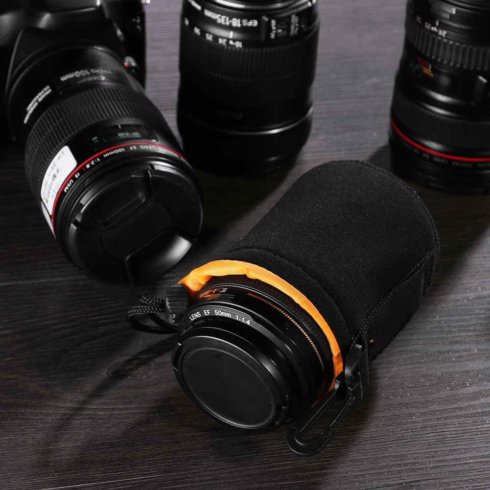 防水ソフトネオプレンカメラレンズポーチバッグ巾着プロテクター - Camera Bag Waterproof のレビューと価格