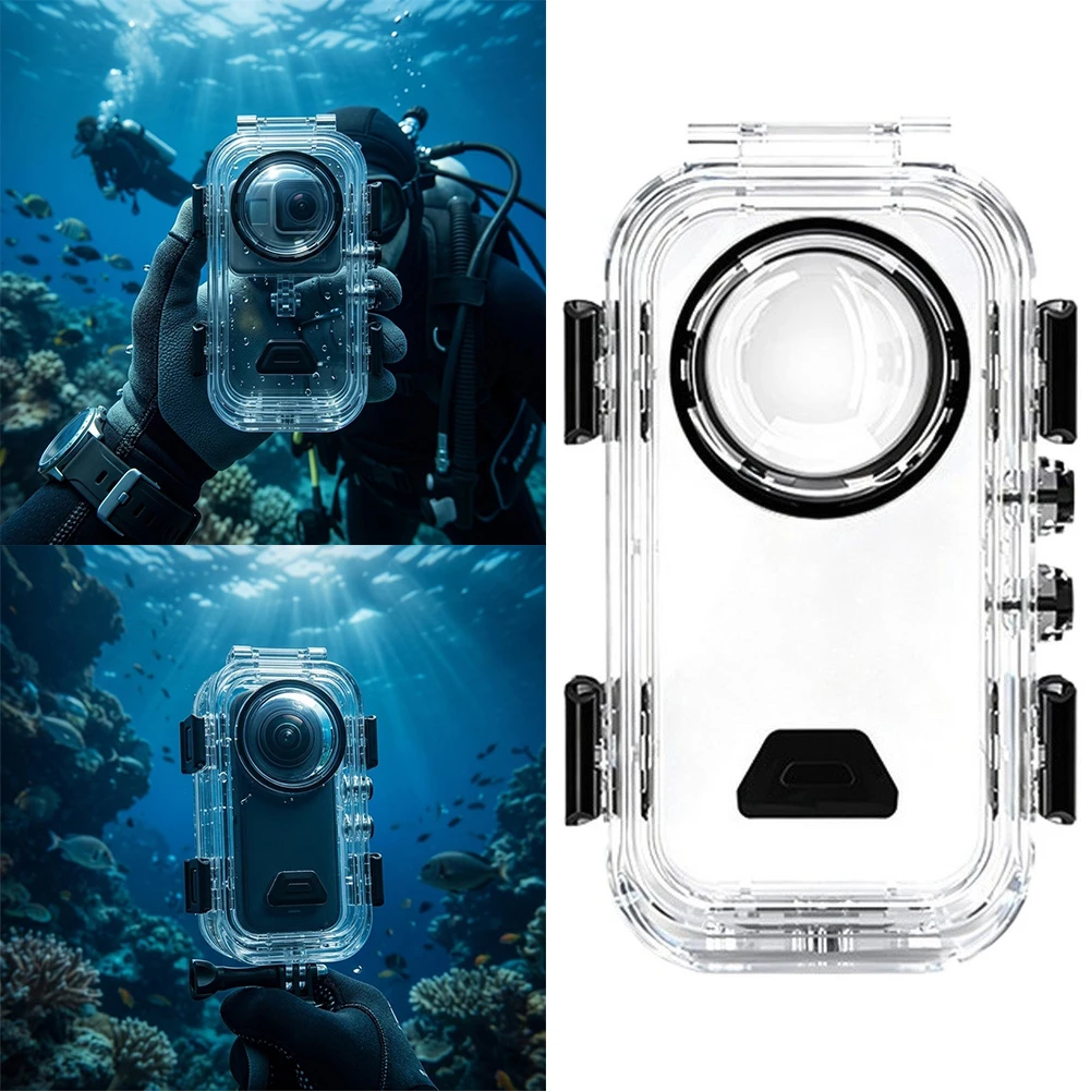 Insta360 X6カメラ用60M防水ダイブハウジングケー - Camera Bag Waterproof のレビューと価格