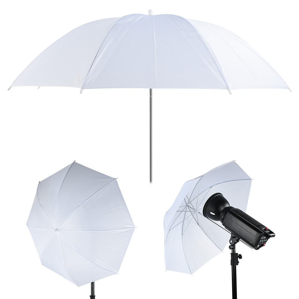 33 インチ半透明ホワイトソフト傘写真撮影スタジオ用フラッシ - Pop Up Flash Diffuser のレビューと価格