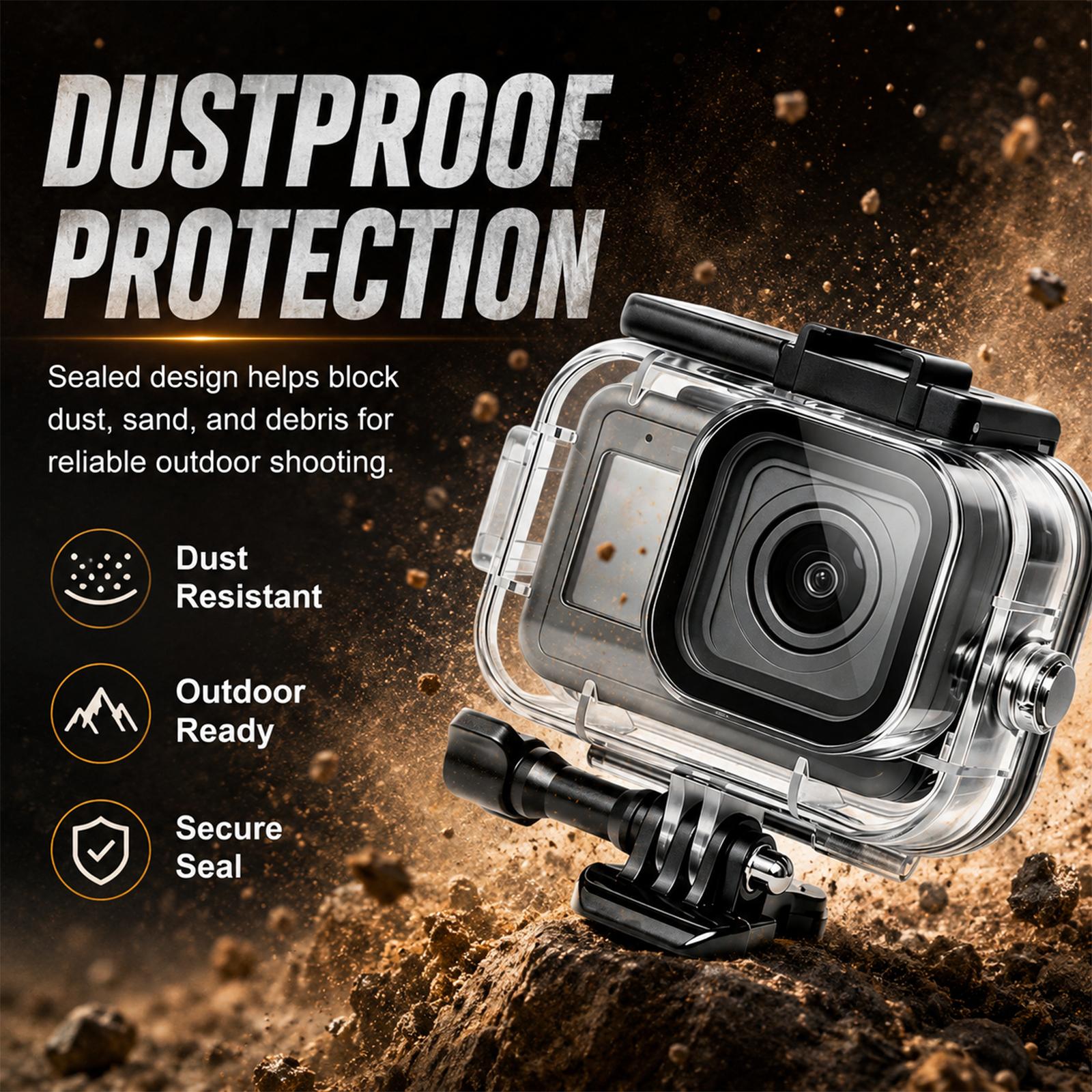 PULUZ 60m水中ダイビングケース GoPro MISS - Camera Bag Waterproof のレビューと価格