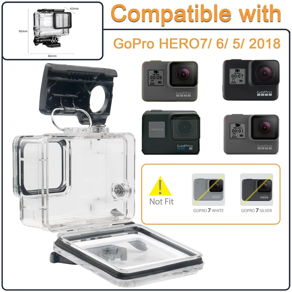 防水ハウジングケース保護水中 40 メートルダイビングシェル - Camera Bag Waterproof のレビューと価格