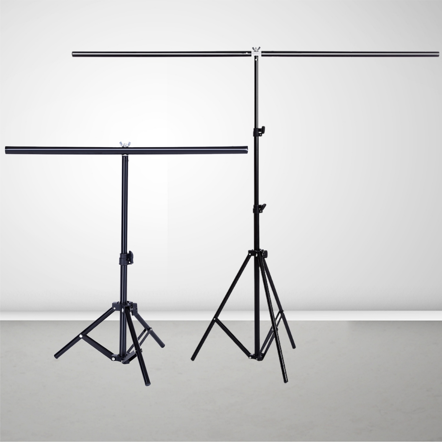 Pvc写真の背景,写真スタジオ用の金属製の背景サポートシステ - Backdrop Stand Kit のレビューと価格