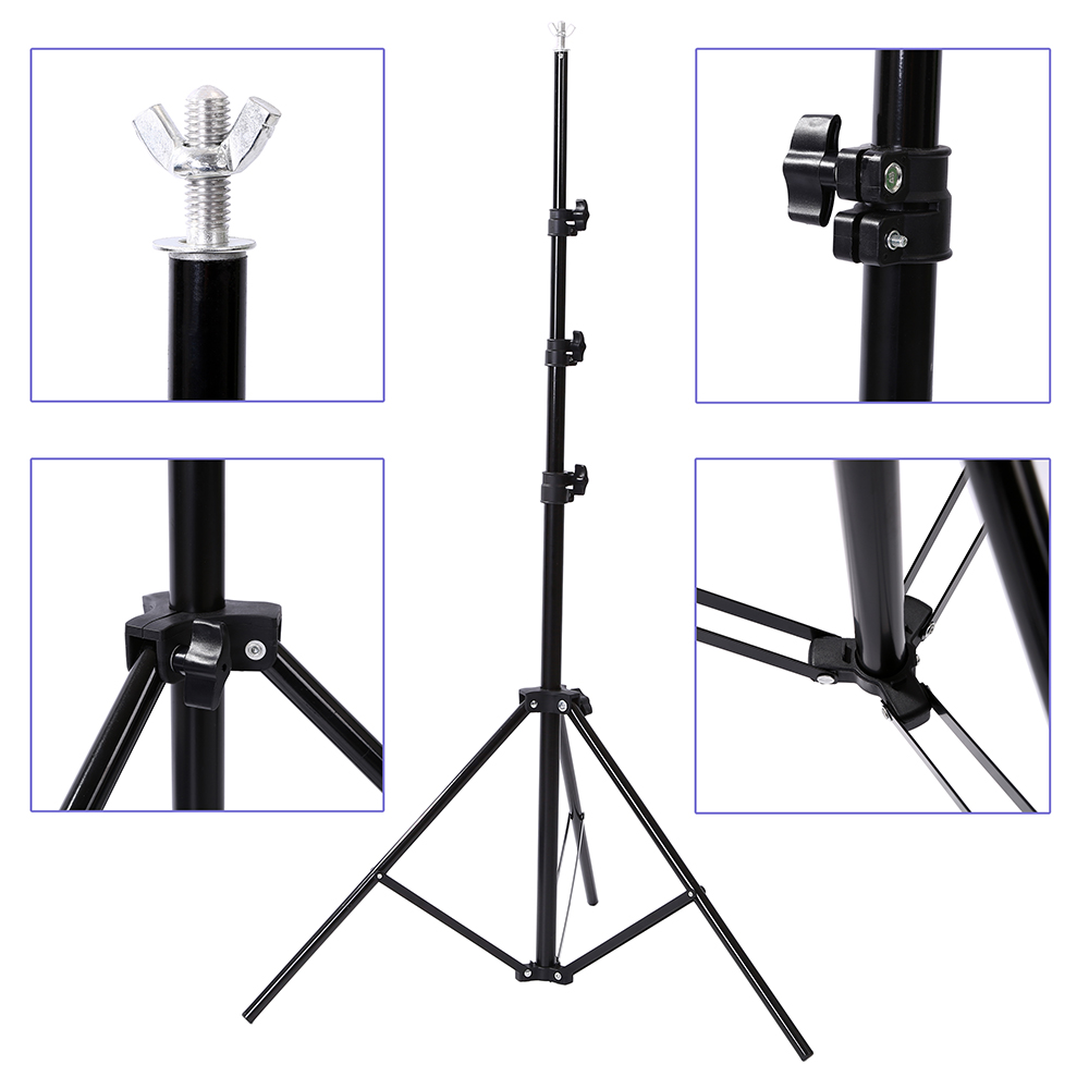 Pvc写真の背景,写真スタジオ用の金属製の背景サポートシステ - Backdrop Stand Kit のレビューと価格
