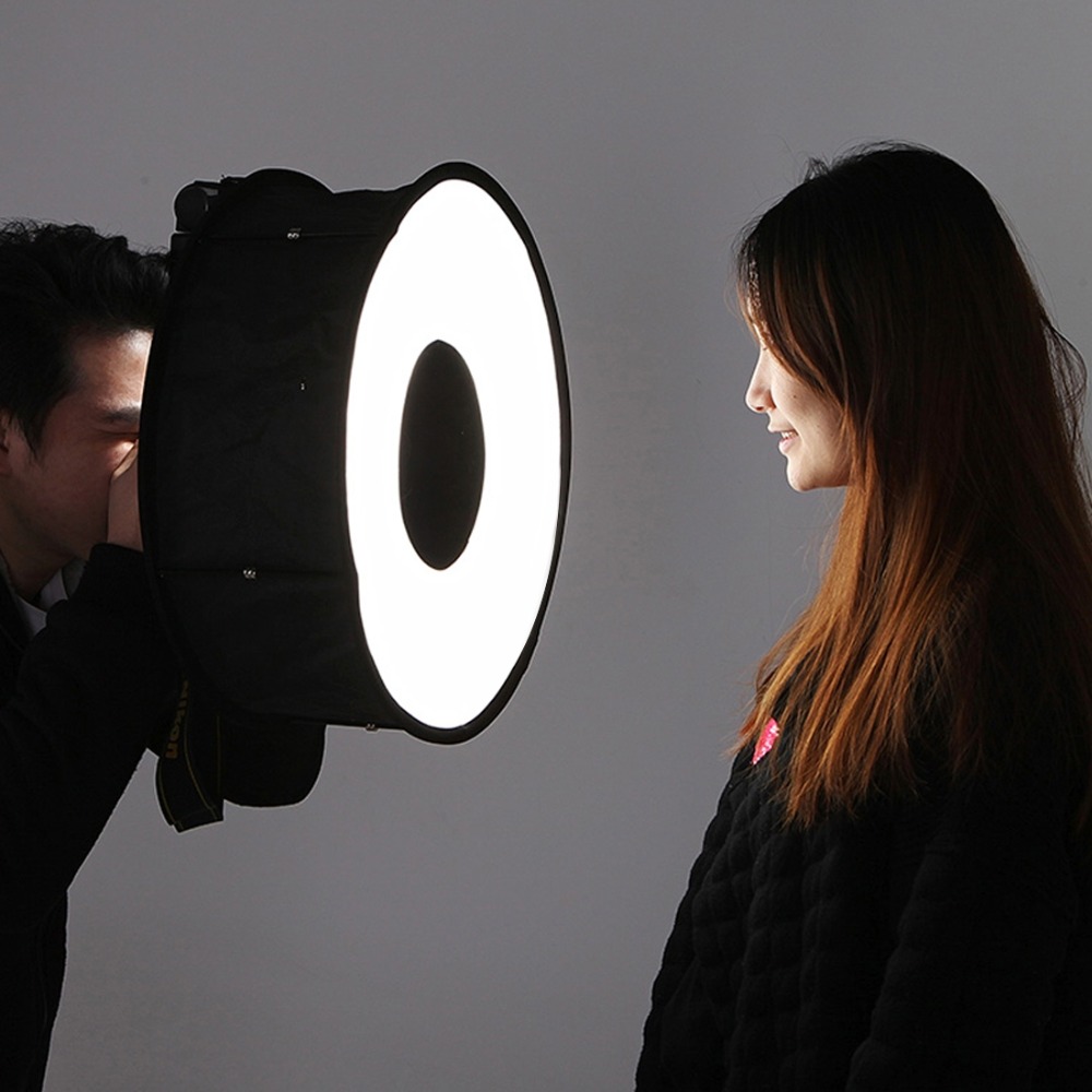 45cmリングソフトボックス、スピードライト用ラウンド型フラ - Pop Up Flash Diffuser のレビューと価格