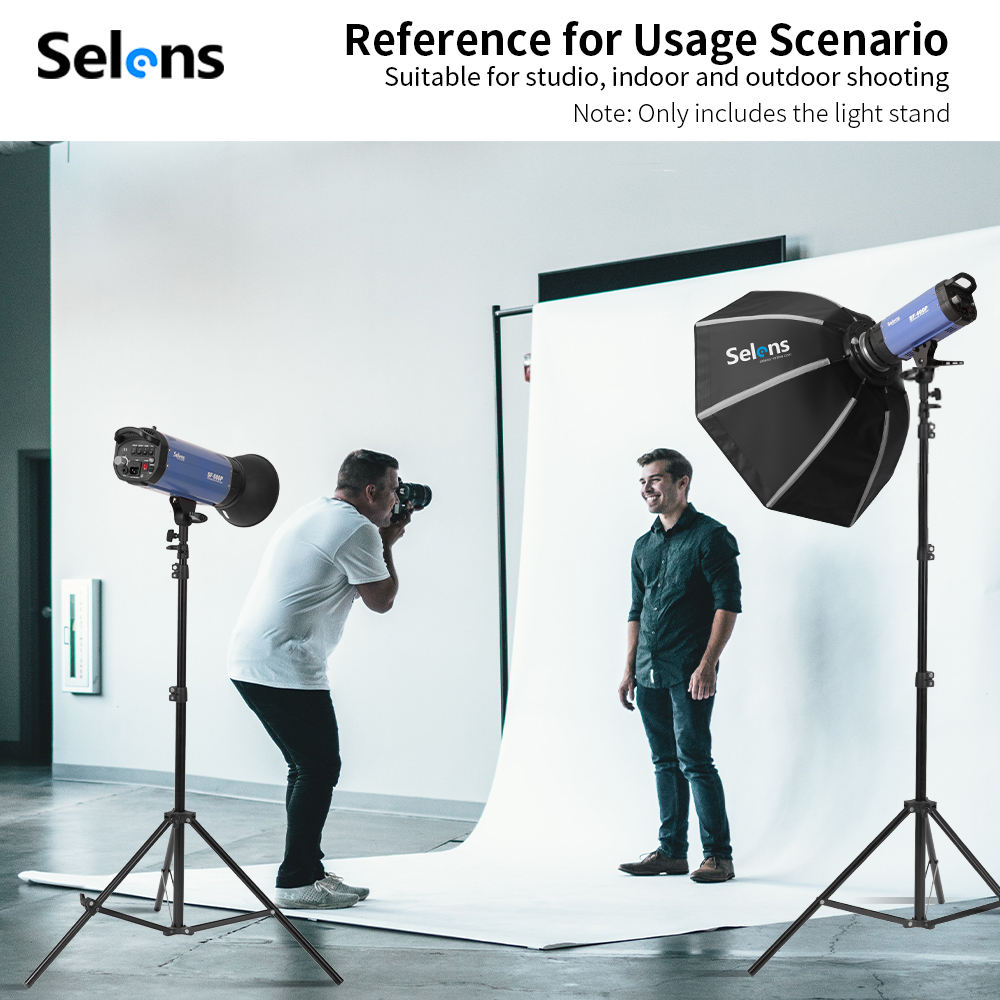 Selens 2.2~3.95m エアクッションライトスタン - Photography Kit Pro のレビューと価格