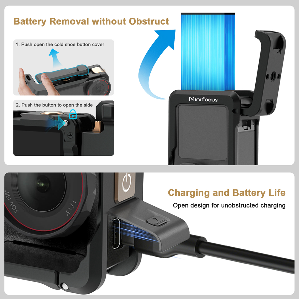Minifocus Action 5 Pro カメラグリップ - Photography Kit Pro のレビューと価格