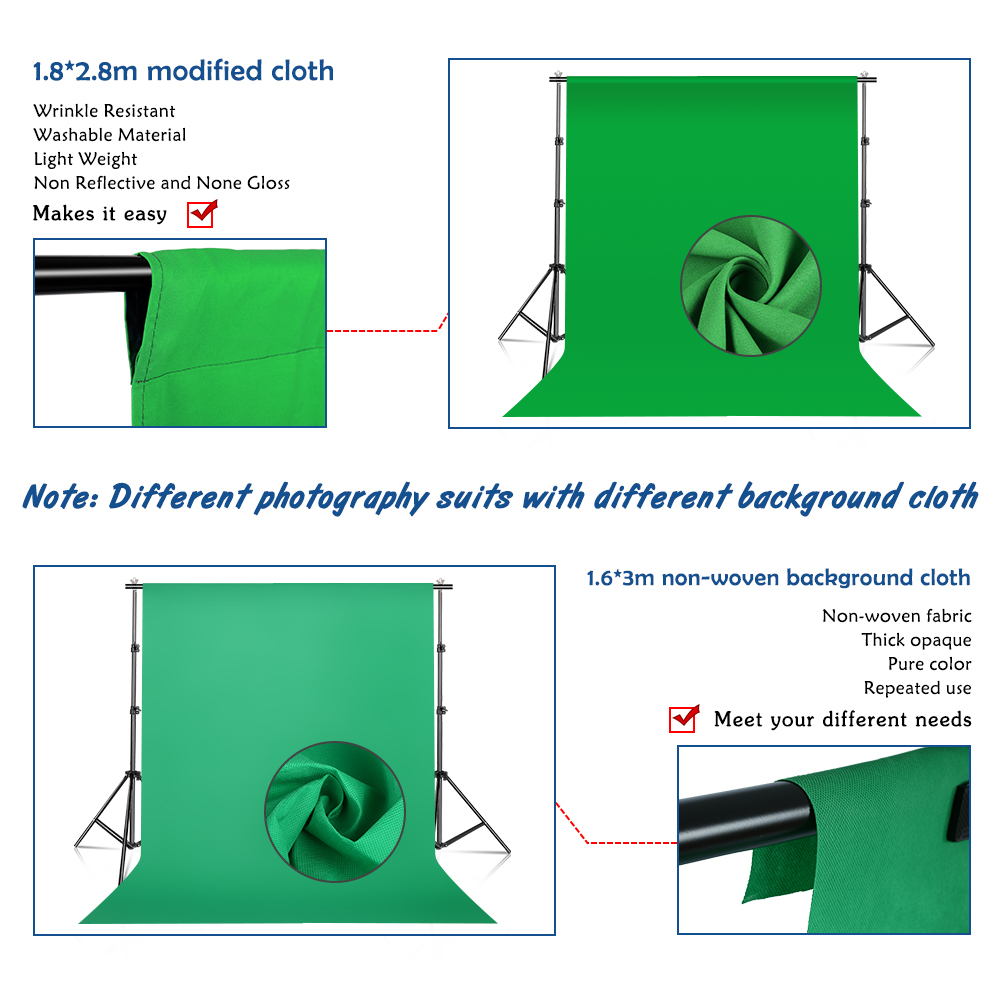 写真撮影用背景スタンド、調整可能なグリーンスクリーン背景フレ - Backdrop Stand Kit のレビューと価格