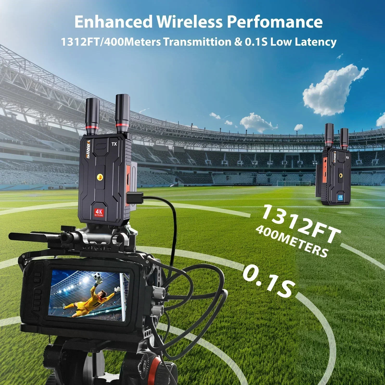 Vrriis WL097 PRO 4K ワイヤレスオーディオ - Photography Videography のレビューと価格