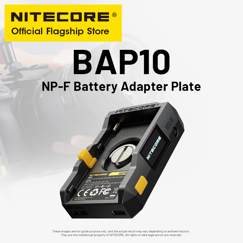 NITECORE BAP10 NP-F バッテリーアダプター - Photography Videography のレビューと価格