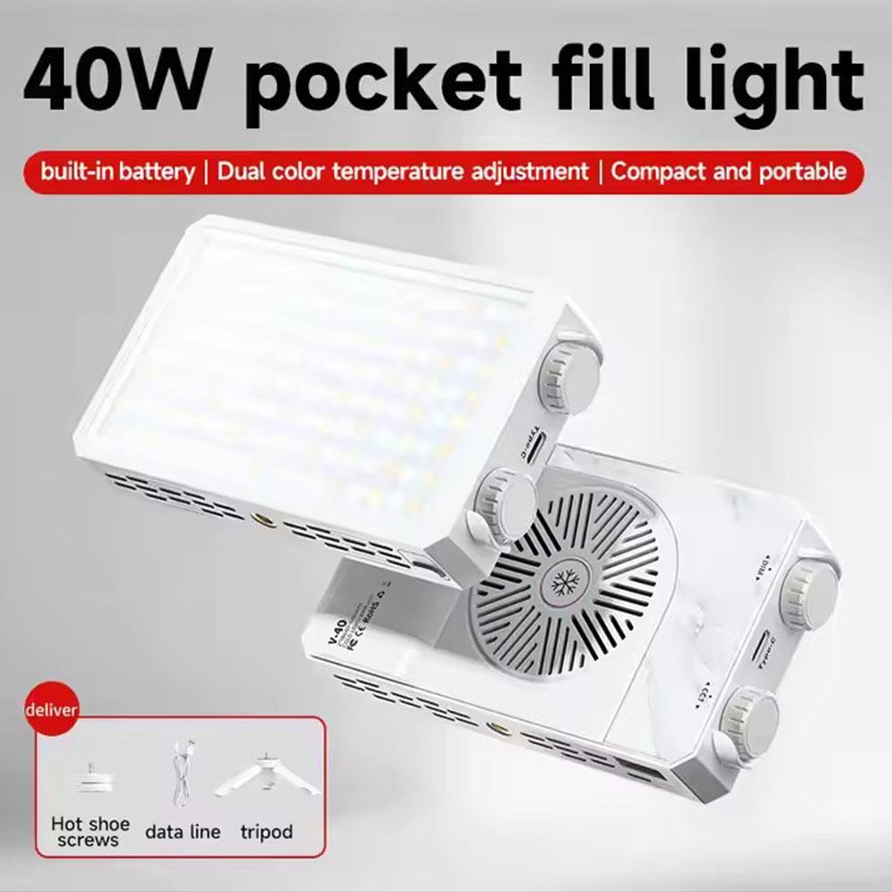 カスタマイズ可能な40W LEDカメラライト 2500K-9 - Photography Video のレビューと価格