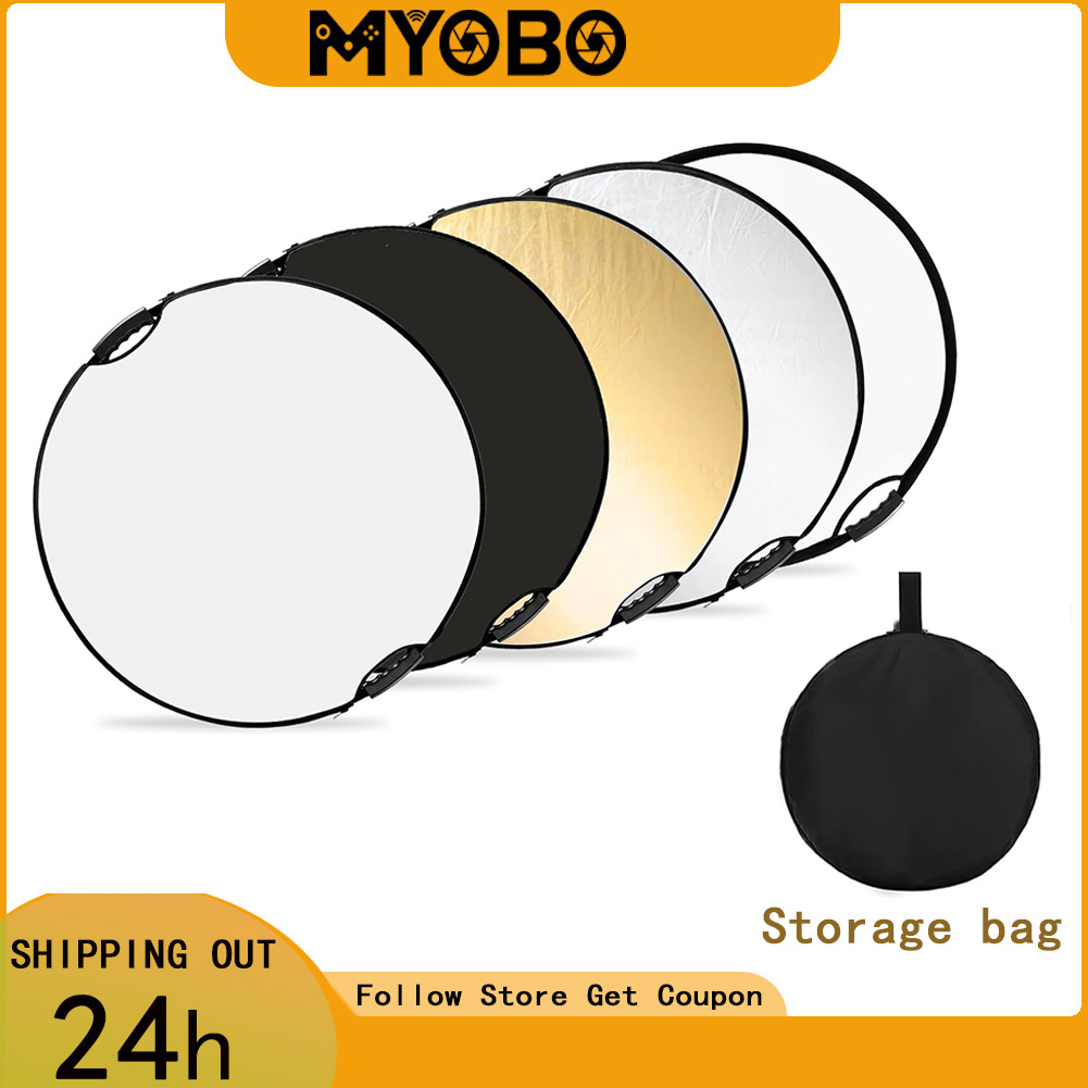 MYOBO折りたたみ式ライトリフレクター、キャリングケース付 - Photography Kit Pro のレビューと価格