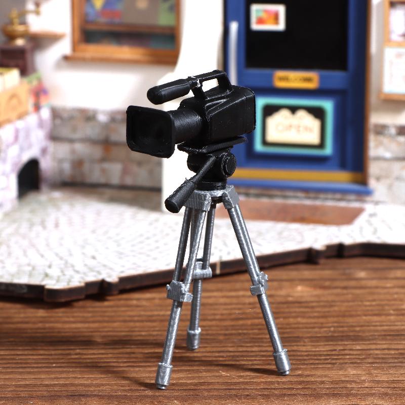 ミニビデオカメラ三脚モデル 1:12 スケールドールハウス写 - Photography Video のレビューと価格