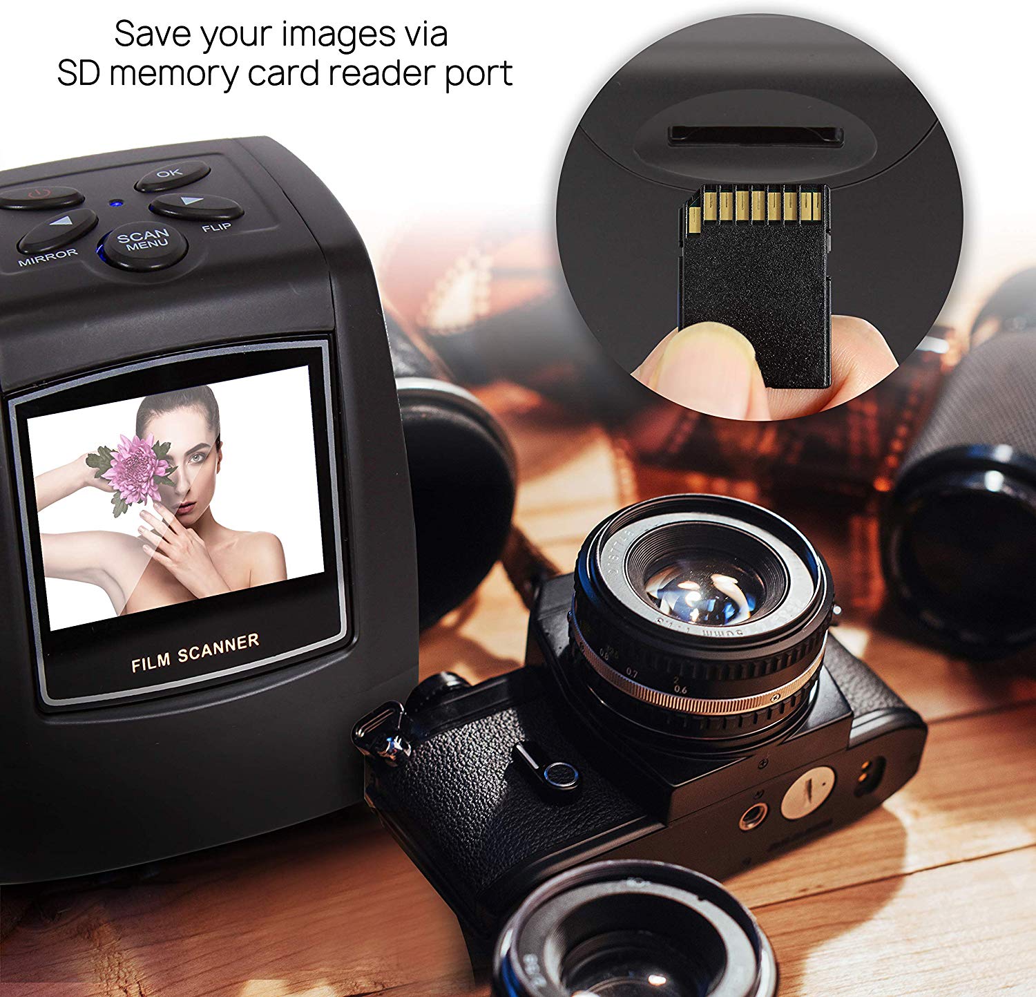 ミニスライディングコンバーター,35mm,135mm,液晶画 - Photography Grid のレビューと価格