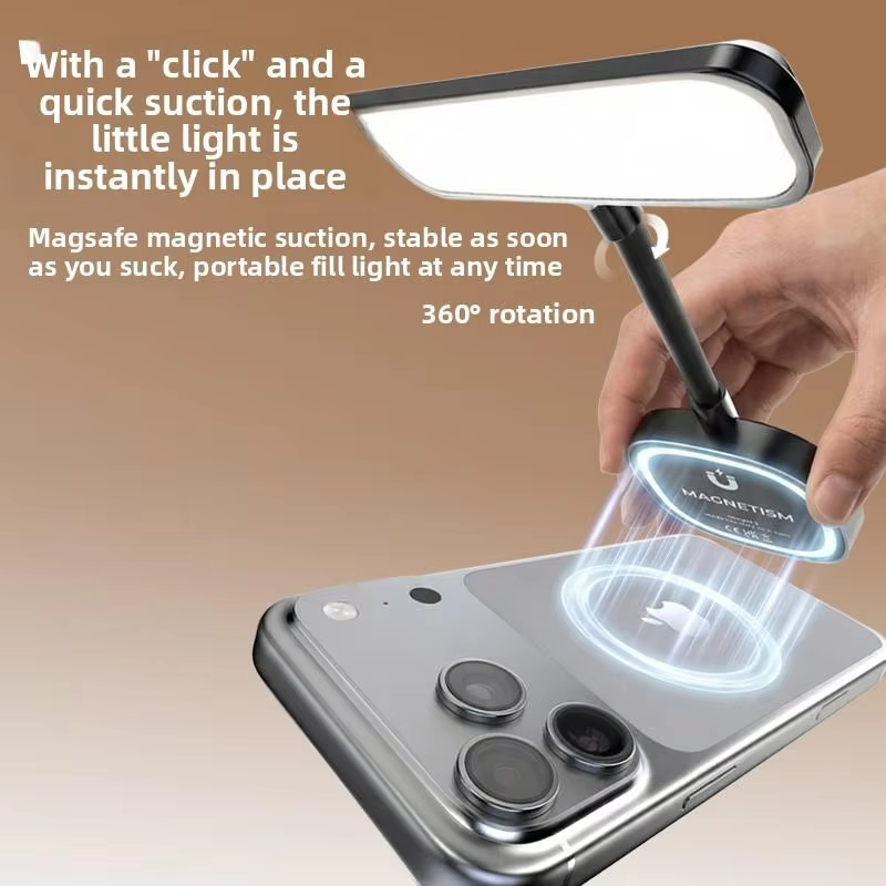 磁気式携帯電話用フィルライト、3色ポータブルミニハンドヘルド - Photography Video のレビューと価格