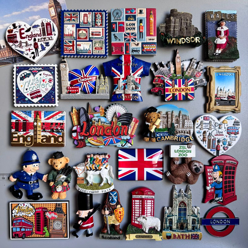 イギリスのお土産 イギリスの冷蔵庫用マグネット イングランド - Photography Uk のレビューと価格