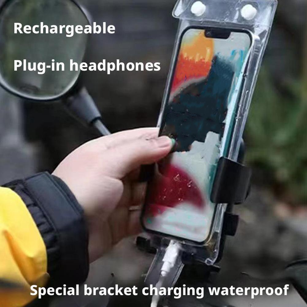 オートバイ自転車防水電話バッグ TPU ケース充電式 HD  - Camera Bag Waterproof のレビューと価格