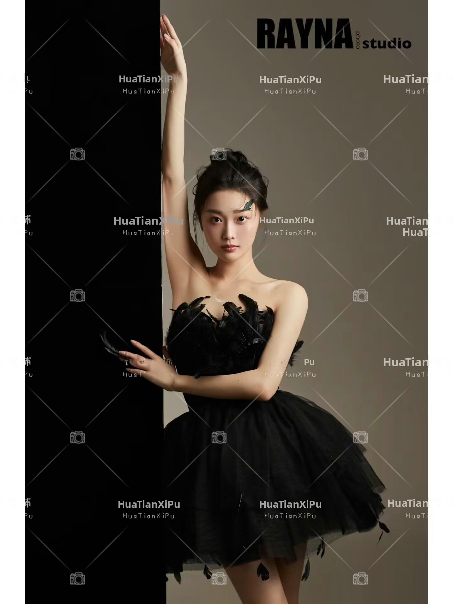 新着エレガントなブラックスワンバレエガールアートフォトスタジ - Photography Studio のレビューと価格