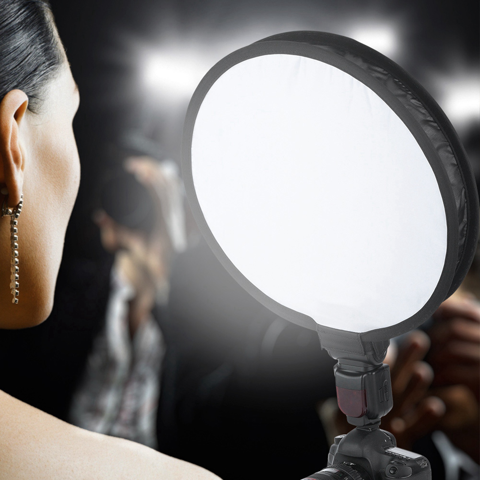 折りたたみ式ソフトボックスディフューザー 40CM ポータブ - Pop Up Flash Diffuser のレビューと価格