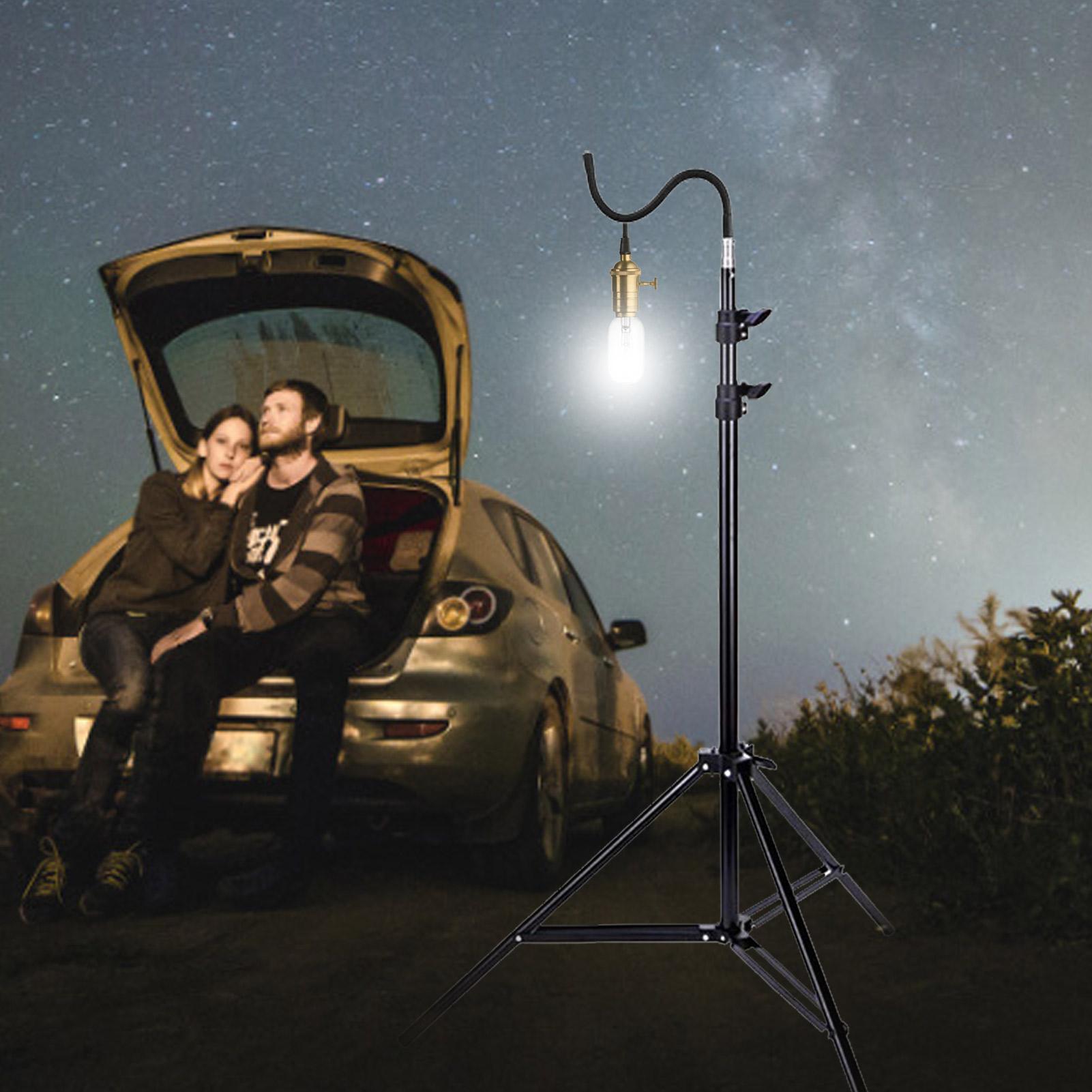 2m キャンプライトスタンド折りたたみ伸縮三脚調節可能な軽量 - Photography Kit Pro のレビューと価格