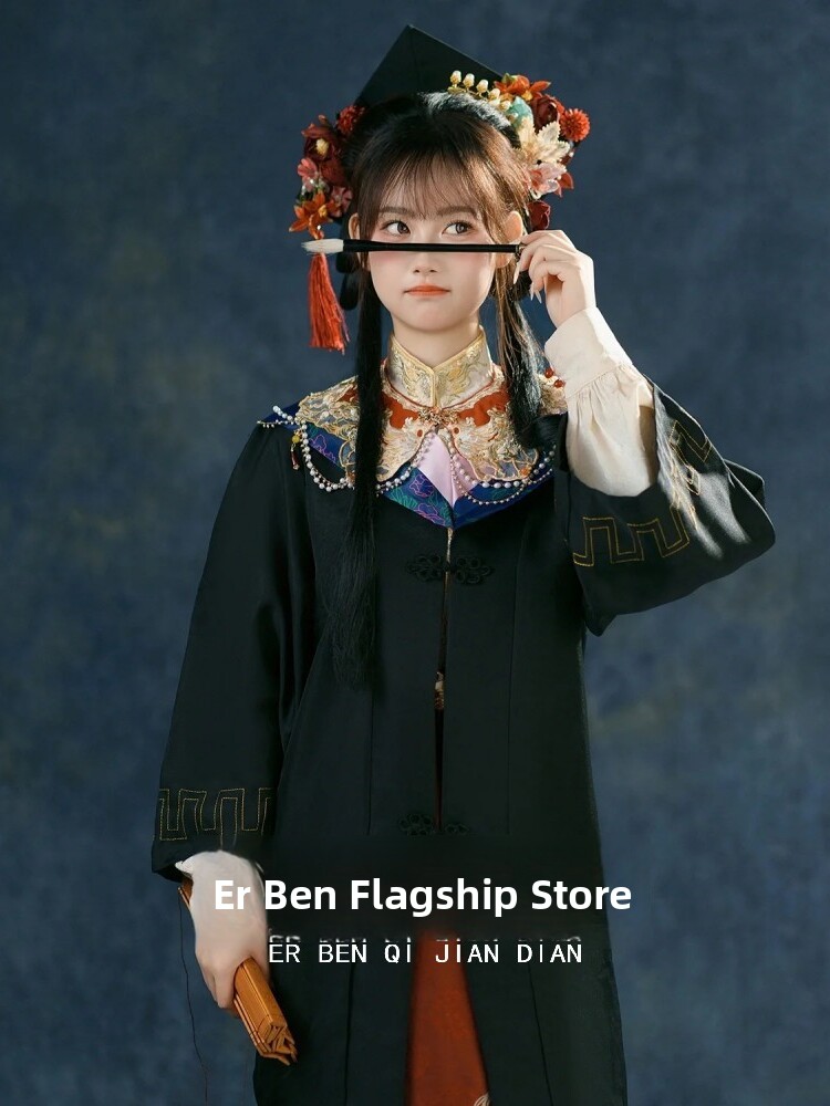 新中華風スタジオ写真撮影 明代漢服 女性用卒業式ガウン マフ - Photography Studio のレビューと価格