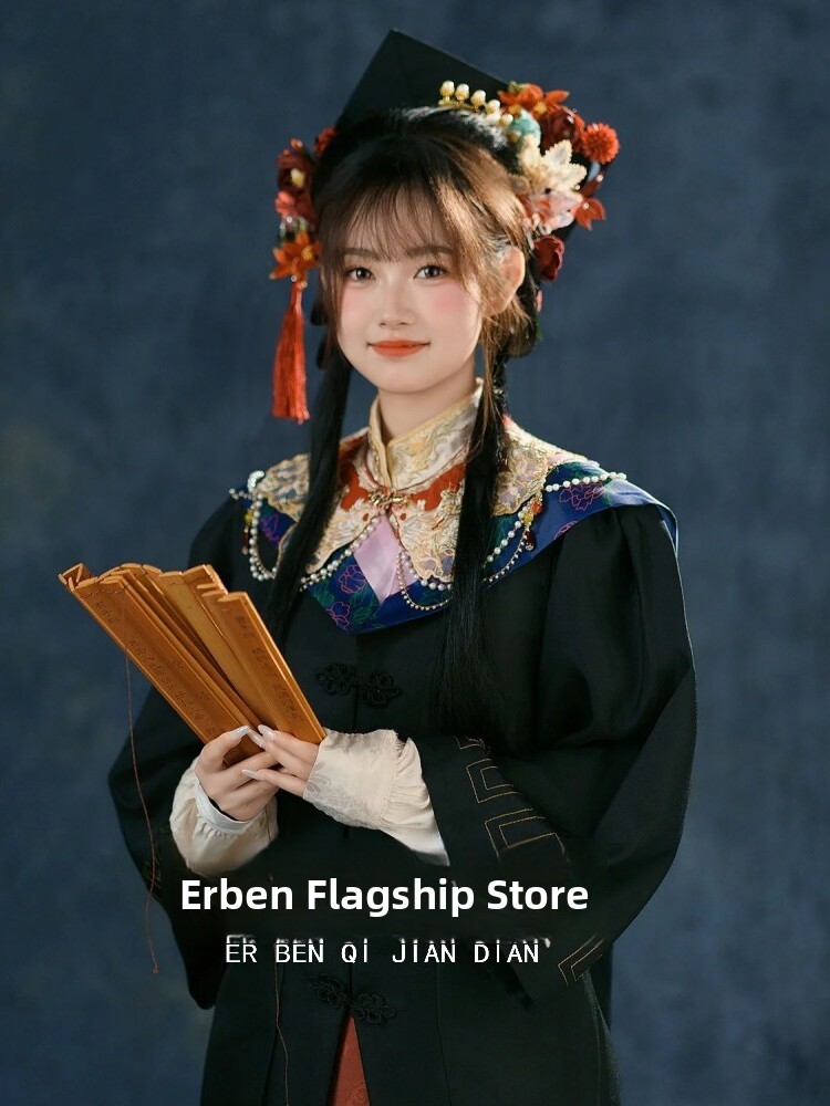 新中華風スタジオ写真撮影 明代漢服 女性用卒業式ガウン マフ - Photography Studio のレビューと価格